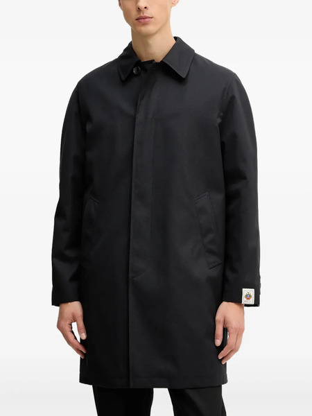  Bally Logo-patch Coat - Blue 