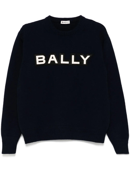  Bally Logo-patch Jumper - Blue 