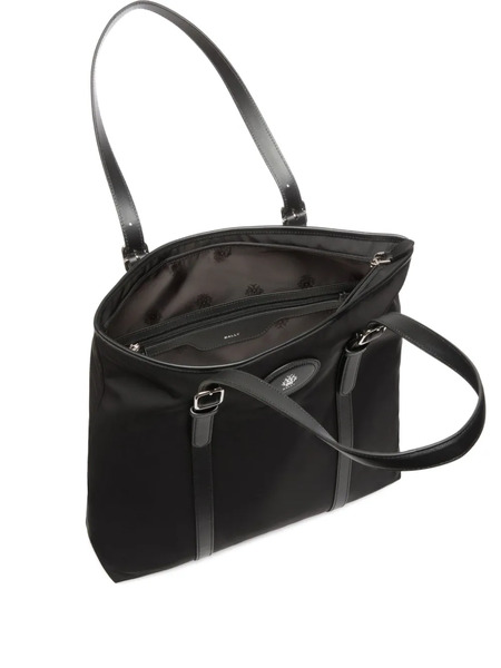  Bally Logo-patch Tote Bag - Black 