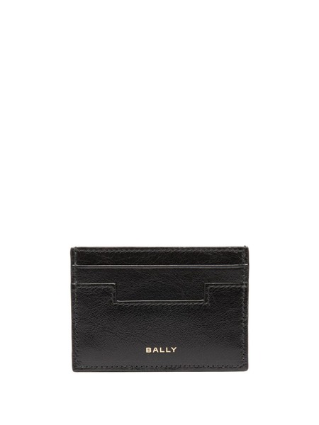  Bally Logo-print Leather Cardholder - Black 