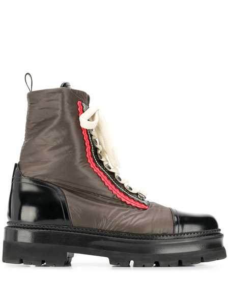  Bally Maf-t Biker Boots - Grey 