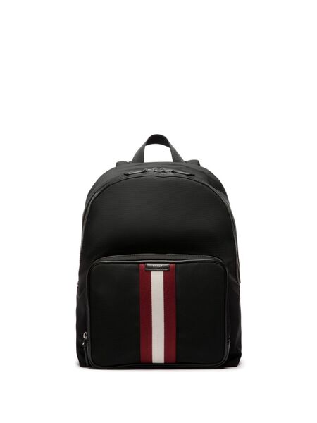  Bally Mavrick Leather Backpack - Black 