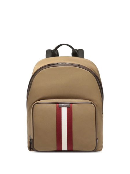  Bally Mavrick Striped-panel Backpack - Neutrals 