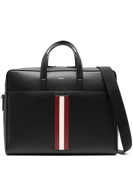  Bally Mythos Leather Briefcase - Black 