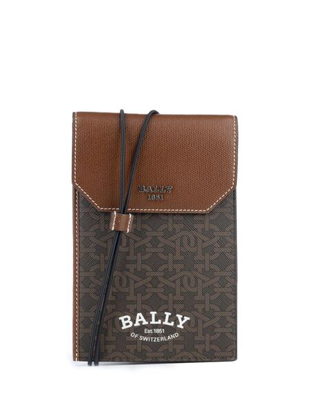  Bally Neck Strap Wallet - Brown 
