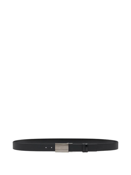  Bally Ollam Adjustable Reversible Belt - Black 