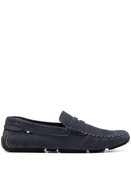  Bally Pier Leather Loafers - Blue 