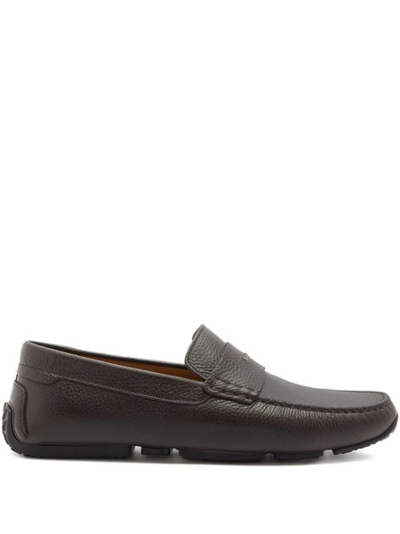  Bally Pilot Leather Loafers - Brown 
