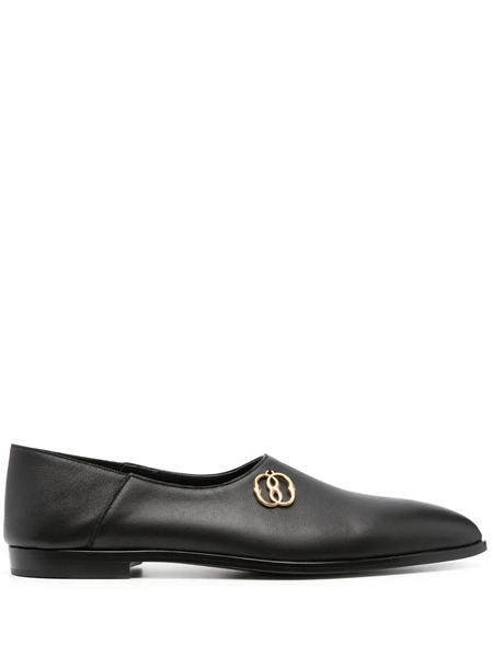  Bally Pointed-toe Leather Loafers - Black 