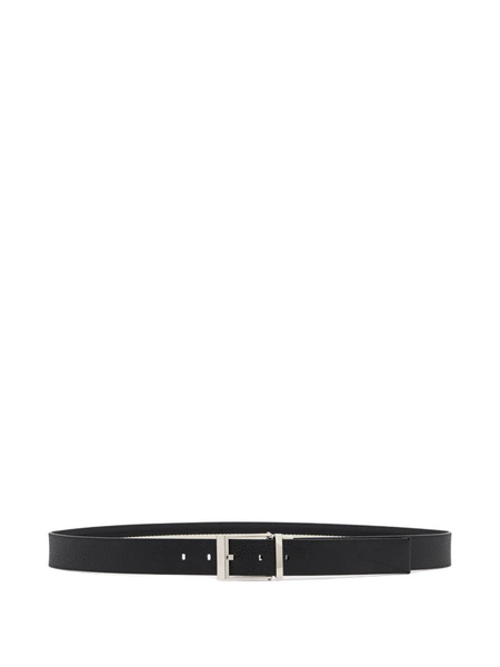  Bally Reversible Leather Belt - Black 