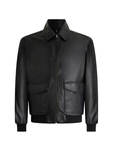  Bally Reversible Leather Jacket - Black 