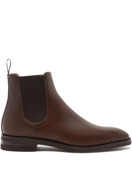  Bally Scribe Un Leather Boots - Brown 