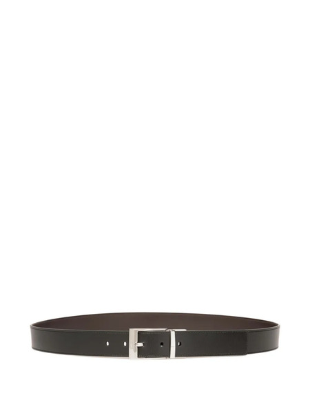  Bally Shiffie Reversible-adjustable Belt - Black 