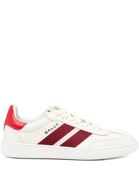  Bally Striped Lace-up Trainers - Neutrals 