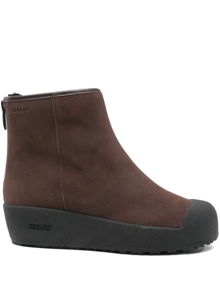  Bally Suede Ankle Boots - Brown 