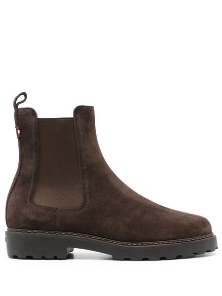  Bally Suede Chelsea Boots - Brown 