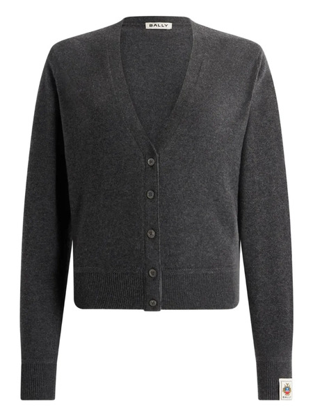  Bally V-neck Cardigan - Grey 