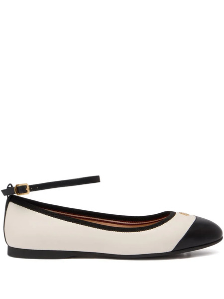  Bally Ysla Ankle-strap Ballet Flat - Neutrals 