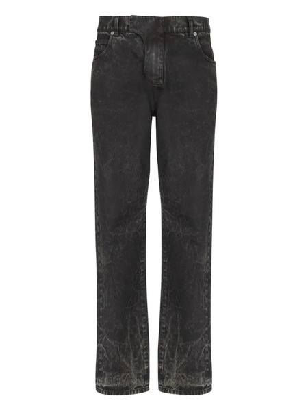  Balmain Acid-wash Jeans - Black 