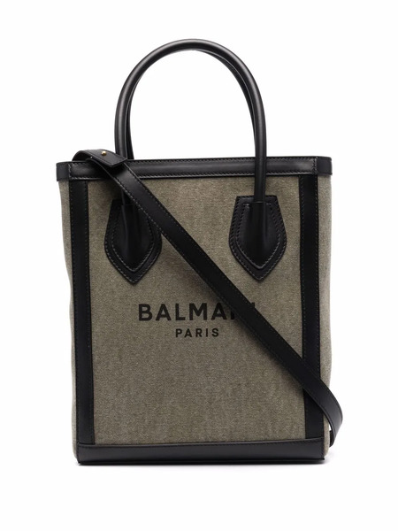  Balmain B-army Shopper Tote - Green 