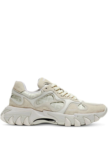  Balmain B-east Monogram Sneakers - Neutrals 