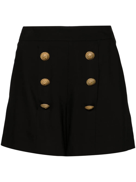  Balmain Button-embellished Shorts - Black 