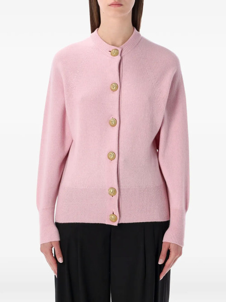  Balmain Buttoned Cardigan - Pink 