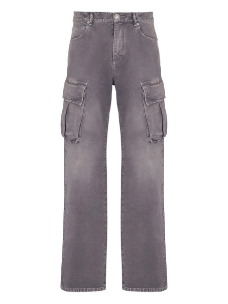  Balmain Cargo Jeans - Grey 