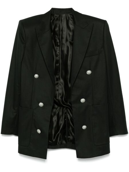  Balmain Cotton Blazer - Black 