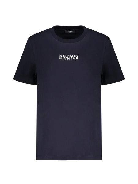  Balmain Cotton T-shirt - Blue 