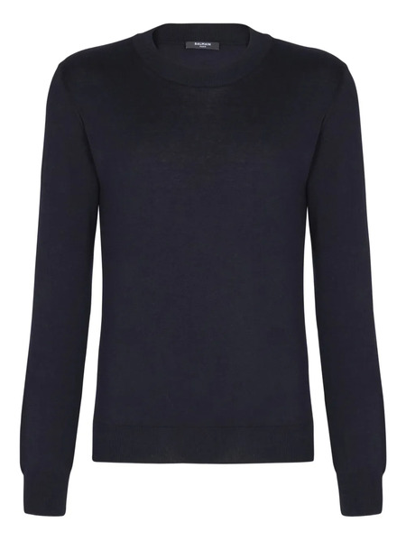  Balmain Crew-neck Sweater - Blue 