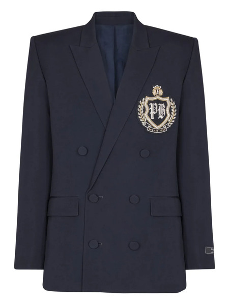  Balmain Double-breasted Blazer - Blue 