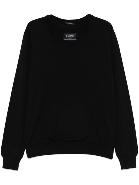  Balmain Double-neck Sweater - Black 