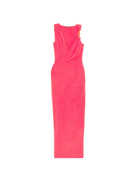  Balmain Draped-effect Sleeveless Dress - Pink 