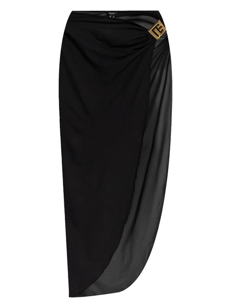  Balmain Draped Style Beach Cover-up - Black 