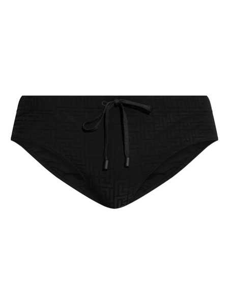  Balmain Drawstring Swim Briefs - Black 