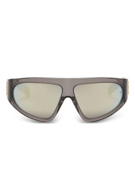  Balmain Eyewear B-escape Geometric-frame Sunglasses - Grey 