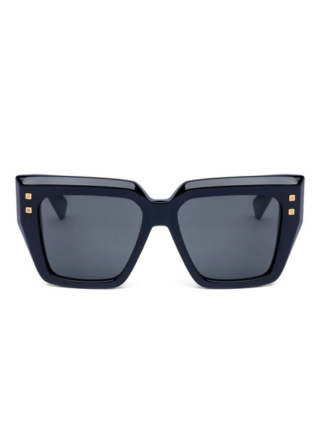  Balmain Eyewear Geometric-frame Sunglasses - Black 