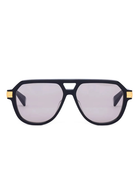  Balmain Eyewear Geometric-frame Sunglasses - Black 