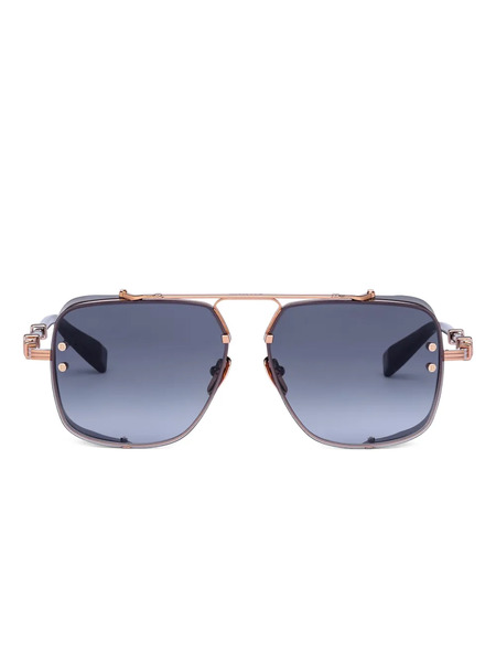  Balmain Eyewear Geometric-frame Sunglasses - Black 