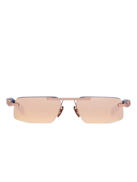  Balmain Eyewear Geometric-frame Sunglasses - Pink 