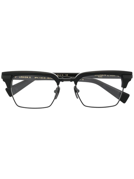  Balmain Eyewear Legion Ii Rectangle-frame Glasses - Black 