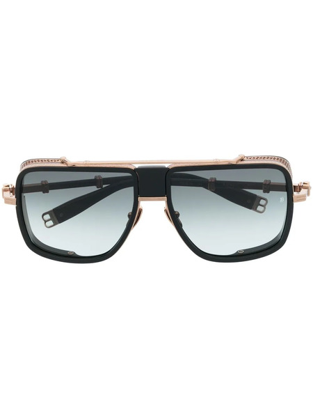  Balmain Eyewear Oversized Tinted Sunglasses - Black 