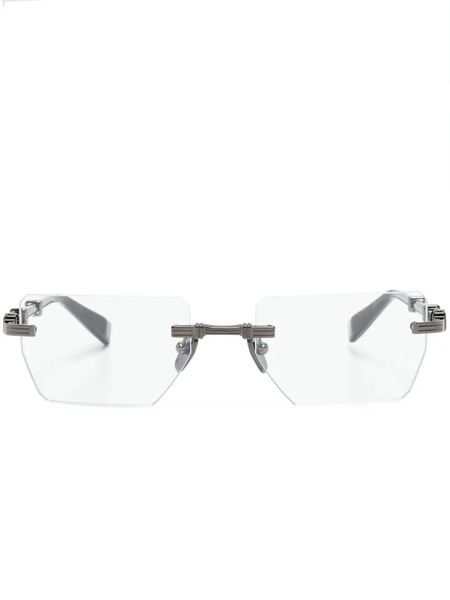  Balmain Eyewear Pierre Rectangle-frame Glasses - Black 
