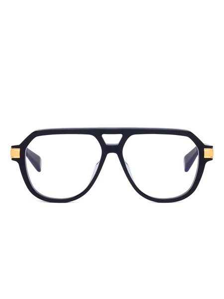  Balmain Eyewear Pilot-frame Glasses - Black 