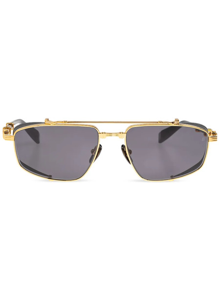  Balmain Eyewear Pilot-frame Sunglasses - Gold 