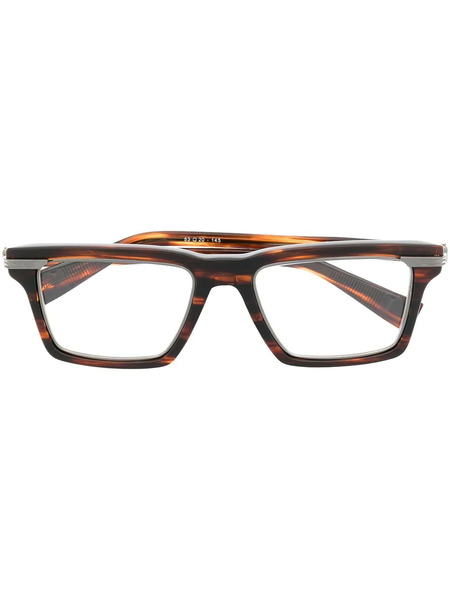  Balmain Eyewear Square-frame Glasses - Brown 