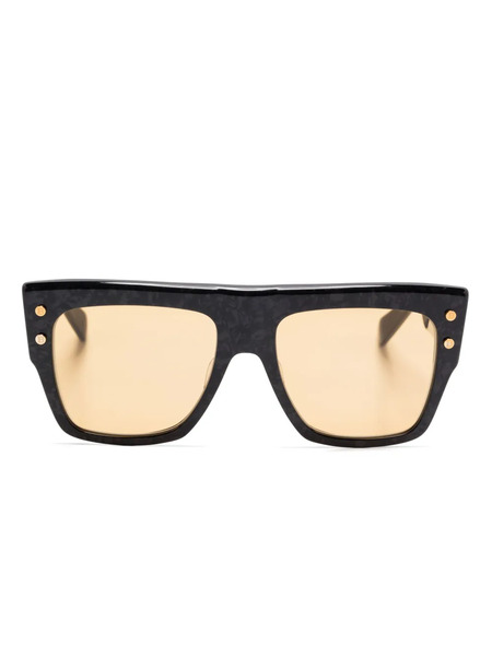  Balmain Eyewear Square-frame Sunglasses - Black 