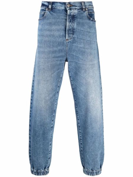  Balmain Faded Slim-fit Jeans - Blue 