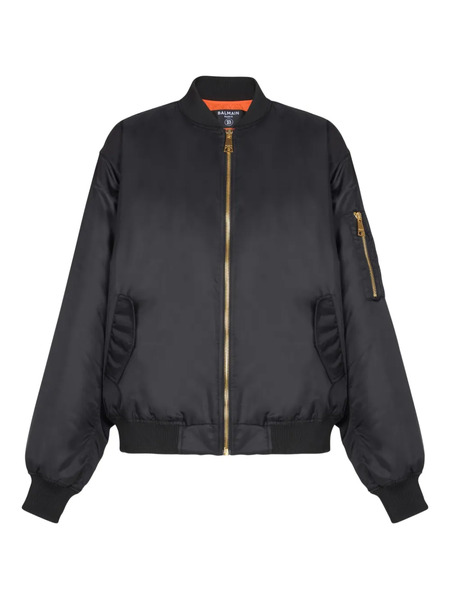  Balmain Flap-pockets Bomber Jacket - Black 